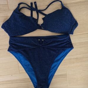 Victoria's Secret Sparkly Blue Bikini